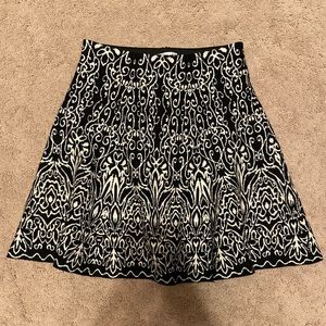Knit skater style skirt